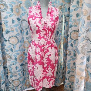 Eliza J Pink Floral Dress